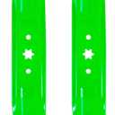 (2 Pack) 942 04244a Fit for 46 inch Cub Cadet mower blades Troy Bi lt MTD Crafts man Cut XT1-LT46 XT2-LX46 LTX1046 T8200 Z530 TB2246 TB46 Replace 742-04244 742-04244A 942-04244 942-04290 High-Lift
