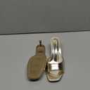 Shoe Land Women's Low Heels Stiletto Heeled Slides, Open Toe One Band Slip-On Heeled Mules – Dressy Heeled Sandals for Prom, Party Wedding and Vacation Size 7