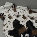 MustMat Cute Cow Print Rug Fun Faux Cowhide Area Rug Nice for Decorating Kids Room 29.5" W x 43.3" L