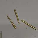 50 Pcs Small Ballpoint Pens, 4 Inch Mini Pens Bulk, for Pocket Notebooks and Notepads, Black Ink (Gold)