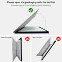 15.4 inch Screen Protector for 2025 Tesla Model Y Premium & Model 3 (2024~2026), [HD & Anti-Fingerprint] Front Back Tempered Glass Screen Protector for Tesla Model Y/3 Accessories - Glossy