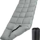 Tuphen Cot Mattress Pad-Cot Pads for Camping, Cot Mattress Topper, Camping Mattress Sleeping Pad 75"x30" Soft Lightweight Quilted Pads for Camp Cot/RV Bunk/Narrow Twin Beds (Grey)