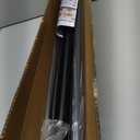 Tension Curtain Rod 41-146 In (4-12ft), Extra Long Tension Rod No Drilling For Patio Windows, Black Shower Curtain Rod For Room Divider, One-Click Telescopic Rod, Outdoor Curtain Rods Never Rust