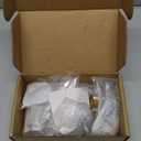 10 Pack Champagne Bronze Knurled Cabinet Knobs Kitchen Champagne Gold Pulls for Cabinets Drawer Pulls Dresser Hardware for Cupboard (Flat Round Knobs)