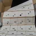 Christmas Advent Calendars with 24 Pockets Countdown Calendar DIY Xmas Reusable Canvas Wall Hanging Bag for Home Holiday Decorations