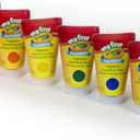 Crayola Washable Finger Paints (6 Pack), Toddler Arts & Crafts Supplies, Gifts for Kids, Ages 1, 2, 3