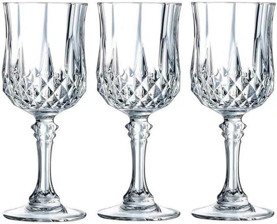 Red wine glass set, white wine glass set, medium 5.4 oz wine glasses, set of 3