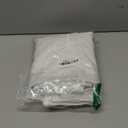 FUTEI White Chenille Decorative Throw Pillow Covers 18x18 Inch Set of 2,Soft Embossed Striped Textured Cushion Case,Modern Home Decor for Couch Bed Living Room