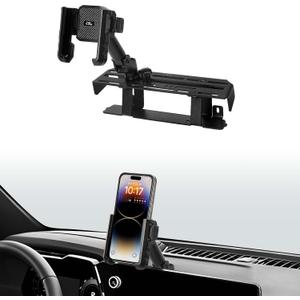 JOYTUTUS Metal Dash Phone Mount Holder Compatible with 2023+ Colorado & Canyon| Custom Fit Phone Mount Expansion Platform| One-Hand Adjustable Clip
