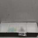 VEVOR Chilled Condiment Server, 4 Compartment Ice Cooled Condiment Serving Container, Chilled Garnish Tray Bar Caddy with Lid, for Bartending & Serving Taco, Salad, Fruit, Home & Restaurant Supplies