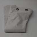 Natural 100% Blackout Linen Curtains for Bedroom Black Out Curtains 84 Inch Long 1 Panel Extra Wide Farmhouse Window Curtain for Living Room,Grommet Room Darkening Drapes,100" W x 84" L