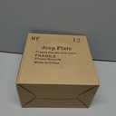 Berglander Plastic Plates Set of 12 Pieces 9", UKR Color Reusable and Sturdy Unbreakable Dinner Plates, Salad Plates, Pasta Bowls, Dishes for Home, Kid, Light Weight Easy Carry for Picnic, Camping