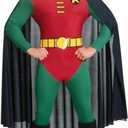 Rubie's Costume Classic Batman Deluxe Robin Costume (Medium, Red/Green)