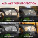 Soft UTV Rear Windshield Compatible with Teryx 4 800 2013-2025, Clear UTV Back Window Panel for Teryx