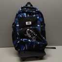 Bluboon Rolling Backpack with Wheels Kids Backpack for Boys Teens Wheeled Bookbag Kids Luggage Travel Hiking