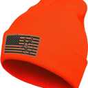 Men's Beanie Winter Knit Hat Gifts for Dad Husband Grandpa Father's Day Christmas Birthday Gifts Leather Pattern Skull Caps