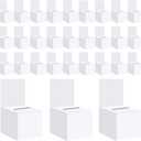 30 Pack Raffle Boxes Ballot Box Suggestion Box with Slot, 6 x 6 x 6 Inch Cardboard Raffle Boxes with Slot for Ticket and Removable Header for Collecting Business Card Voting Contest
