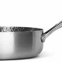 siraat Titanium Hammered Deep Pan Pro, PFAS Free Frying Pan 10.2"