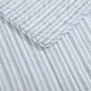 Nautica - Twin Quilt Set, Reversible Cotton Bedding with Matching Sham, Casual Home Decor for All Seasons (Coleridge Stripe Light Blue, Twin)