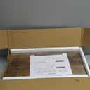 QEEIG Floating Shelves for Wall Bathroom Shelf Bedroom Kitchen Living Room Hanging Book Shelves Small Farmhouse Decor 16 inch Set of 3, Rustic Brown (015-BN3)