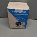 Upgraded Bubble Machine for Kids & Parties  500ML, 38,000+ Bubbles/Min, 90/180 Auto-Rotation, 2-Speed Rechargeable Bubble Maker, Portable Bubble Blower for Indoor Outdoor Birthday Wedding (White)