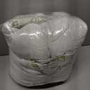 HYLEORY Mattress Topper - Thick Bamboo-Viscose Naturally Cooling Pillow Top Mattress Pad Breathable Fluffy Soft Mattress pad for Back Pain Relief, Queen Size, Green