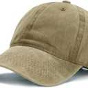 Edoneery Men Women Baseball Cap-Low Profile Adjustable Washed Cotton Golf Dad Hat