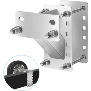 Spare Tire Carrier, Yaheeda Stainless Steel Trailer Tire Mount,Holds up to 150 Lbs Tire Holder Bracket Fit 4 & 5 & 6 Lugs Trailer Wheels on 4", 4.5", 4.75", 5" and 5.5" Bolt Patterns, YAHE147