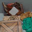 12pcs Western Cowboy Party Decorations,Wild West Door Backdrop Banner , Inflatable Cactus Props, Hay Bales , Wagon Wheel ,Horseshoe,Card Hat for Birthday Wedding Party