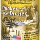 Evanger's Heritage Classic Chicken & Rice Dinner  12 Count, 20.2 oz Each  Wet Dog Food with Chicken and Rice  Gluten-Free Loaf Style Meal  Complete and Balanced for All Life Stages (EXP 12/31/26)