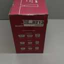 FineDine 24 Piece Premium Borosilicate Glass Meal Prep Containers Glass - Airtight Food Storage Containers with Lids, Hinged Locking Lid, BPA Free, For Meal Prep/Freezer/Oven (Grey)