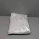 Mrs Awesome No Hook Shower Curtain with Snap-in Liner Less Time On/Off, Embossed Waffle-Look Textured Fabric Shower Curtain for Bathroom Hotel Style, Washable, Soft & Lightweight, 71x74, White