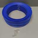 KETIEE Flex Tracks 16Ft for Kids: Flexible Race Car Ramp Track with 4 Small Racecars and 8 Suction Cups Compatible with Diecast 1/64th Cars, Rolls Up Portable Racetrack for Ages 3 & Up (Blue)