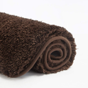 Suchtale Bath Mat Non Slip Bathroom Mat (40x 24, Brown) Water Absorbent Soft Microfiber Shaggy Mat Machine Washable Thick Plush Rug for Shower