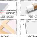 2 x High-Fiber Nutrition Poster  Healthy Food Chart with Protein, Calcium & Iron-Rich Options, Nutritional Eating Guide for Patient Education, Diet Planning & Kitchen Wall Art, 12x18 Inches, Unframed