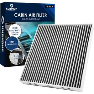 Premium Cabin Air Filter with Activated Carbon,Replacement for CF11809,Fit for Chevrolet Silverado 1500LD/2500HD/3500HD/Suburban,GMC Sierra 1500/2500HD/3500HD/Yukon.