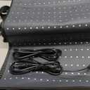 Red Light Therapy Mat for Body, 76.8''33.4'' Red Light Therapy Blanket, 1370pcs 2 in 1 LED Beads 660nm & 850nm, Premium Leather, 3 Modes & Adjustable Timer