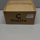 Black Plug in Wall Sconces Set of 2, Wall Light with Plug in Cord On/Off Switch, Mid Century Art Deco Plug Sconce with Milky White Globe Glass Lampshade Wall Lamp for Bedroom Living Room Hallway