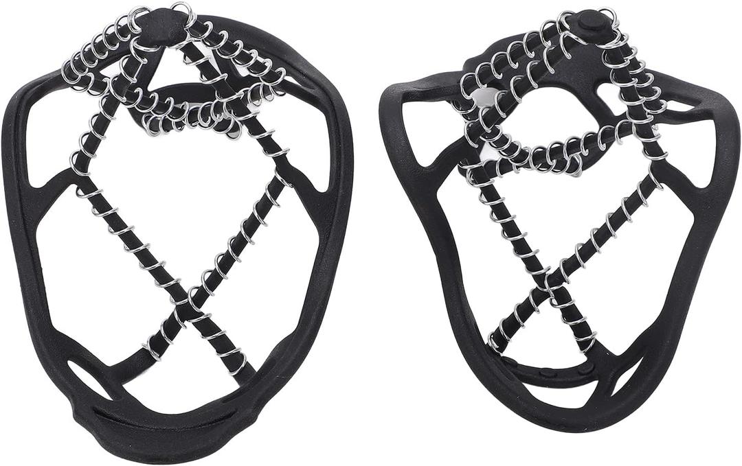 Snow Grips for Shoes,Walk Traction,Spikeless Traction Shoes,Ice Shoes Grippers Outdoor Snow Antiskid Spikes Grips Mountain Climbing Footwear Ice Traction Cleats, Snow Traction 