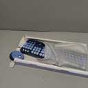 Wireless Keyboard and Mouse Combo, Retro Typewriter Keyboard with Round Keycaps, Full-Size Ergonomic, Blue, Ideal for Windows PC, Home, Office, and College, Wireless Keyboard Mouse Combo