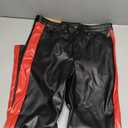 Idopy Men`s Business Slim Fit Five Pockets Faux Leather Pants Jeans (30)