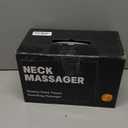 Neck Massager for Pain Relief Deep Tissue, Shiatsu Neck and Back Massager With Heat, Electric Massage Pillow for Shoulder Leg Body Muscle Pain Relief, Gifts For Women Men Mom Dad (Blackwith bag)