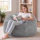 Bean Bag Chair 3FT Adult Giant Beanbag with Filling Memory Foam Living Room, Medium