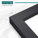 14x20 Black Picture Frame, Poster Frame for Wall, 3 Pack