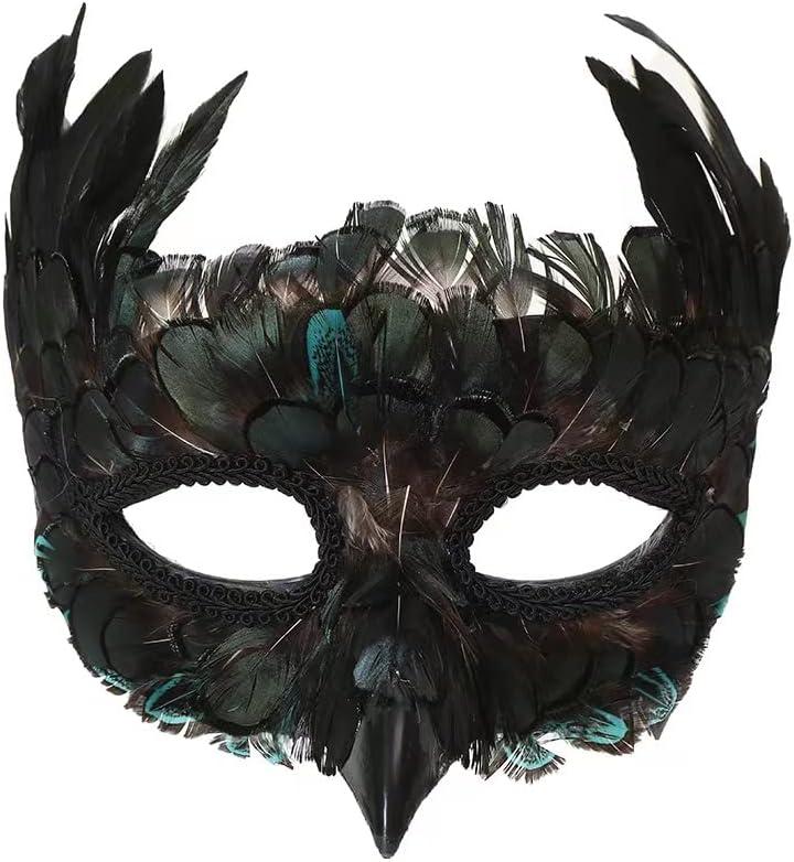Costume Masks Feather Animal Mask Masquerade Bird Mask Halloween Mardi Gras Cosplay Party Masque