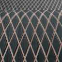 Boat Flooring 94.5" x 43.31" EVA Foam Self-Adhesive Diamond Pattern Non-Skid Marine Decking Mat for Yacht Pool (92.91" X 38.58", Black and dark brown)