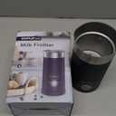 SIMPLETASTE Milk Frother, 4-in-1 Electric Milk Steamer, Automatic Warm and Cold Foam Maker and Milk Warmer for Latte, Cappuccinos, Macchiato (Blue)