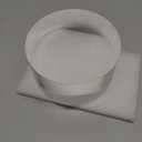 CiaoHER 2in Thickness 9in Diameter Acrylic Disc Display Block Clear Polished Round Pedestal Stand Riser 9" x 2", 1 Pack