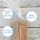 3 Pcs   Plastic Rug Storage Bag, Fits Rug up to 9'x 12' Large Clear Carpet Bag Moving Bag with 100 Pcs Zip Tie Perfect for Storage, Moving, Packing, Shipping