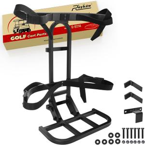 Roykaw Universal Golf Cart Rear Seat Bag Holder Compatible with EZGO/Club Car/Yamaha Golf Cart with Rear Seat Grab Bar, Upgrade 3rd Generation - Don't Occupy The Rear Seat/No Drilling Required